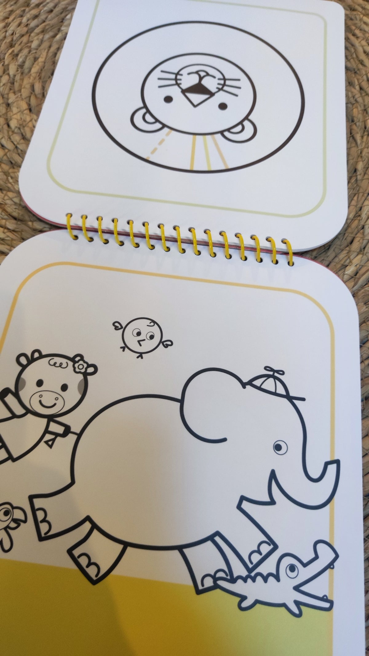 Carnet de coloriages effaçables " Les animaux "
