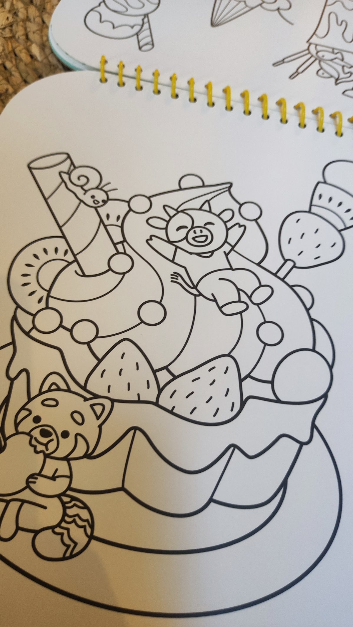 Carnet de coloriages effaçables " Mon petit monde"