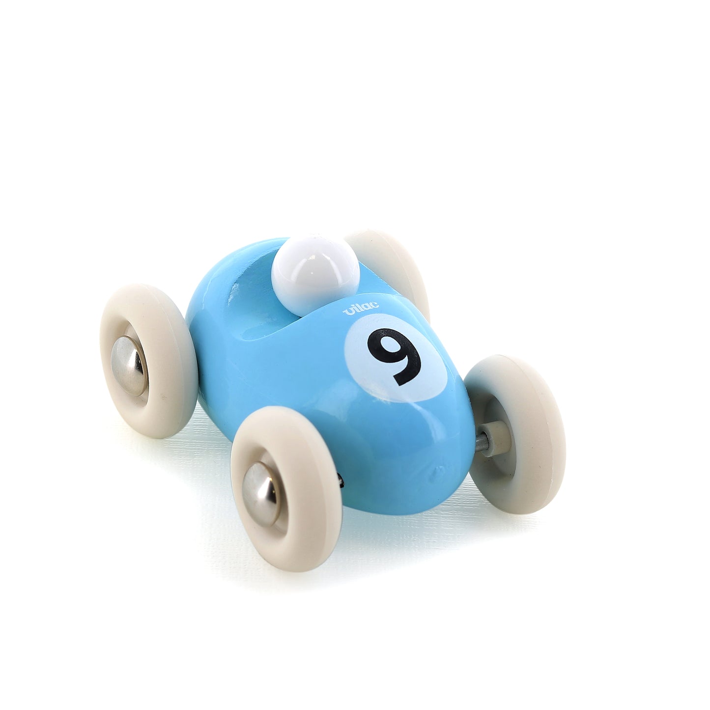 Voiture en bois, Mini roadster bois Bleu Ciel N°9