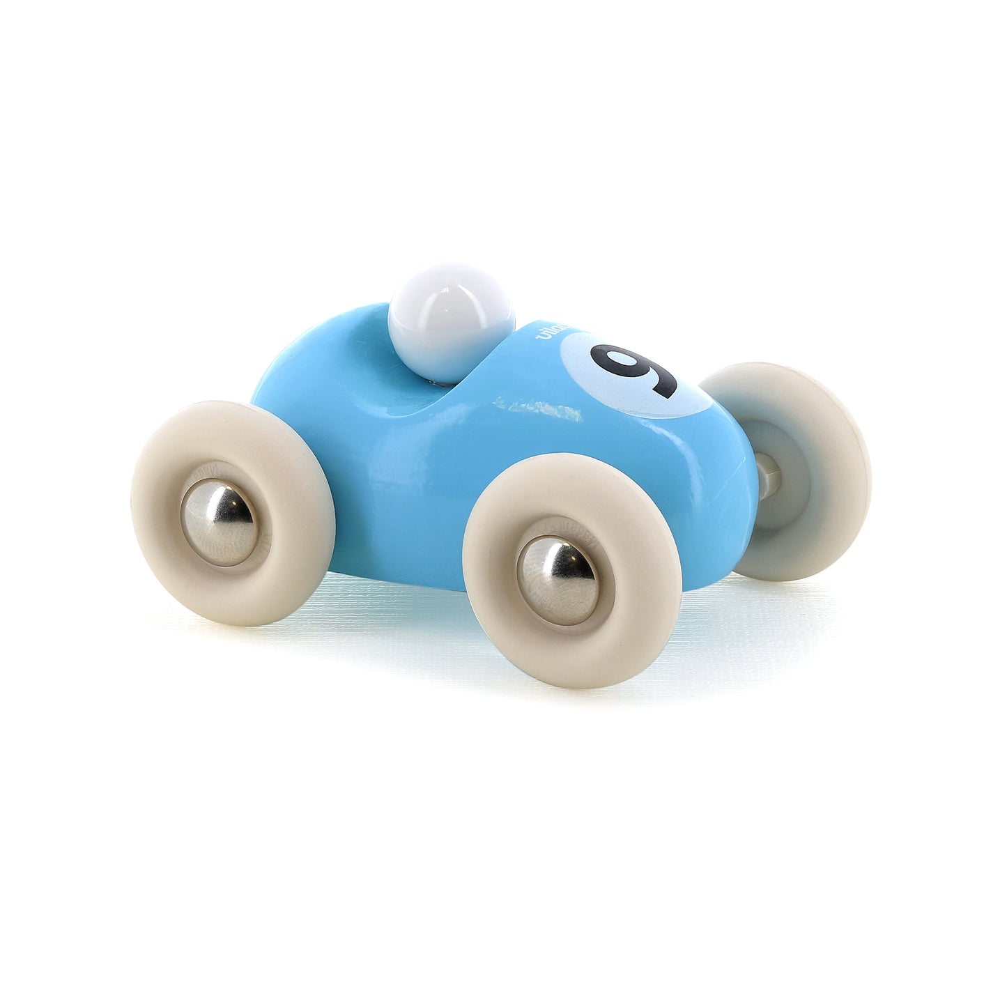 Voiture en bois, Mini roadster bois Bleu Ciel N°9