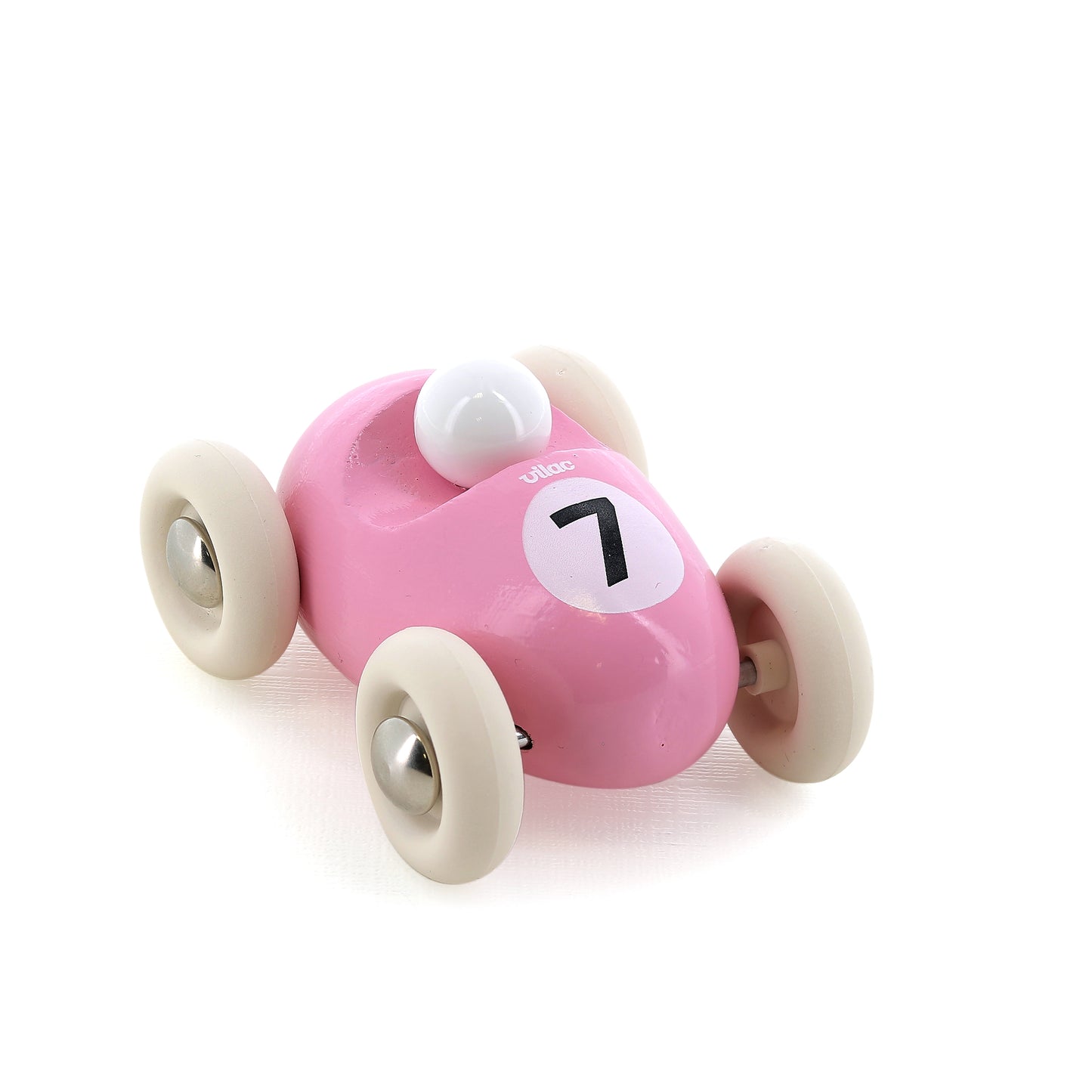 Voiture en bois, Mini roadster bois Rose N°7