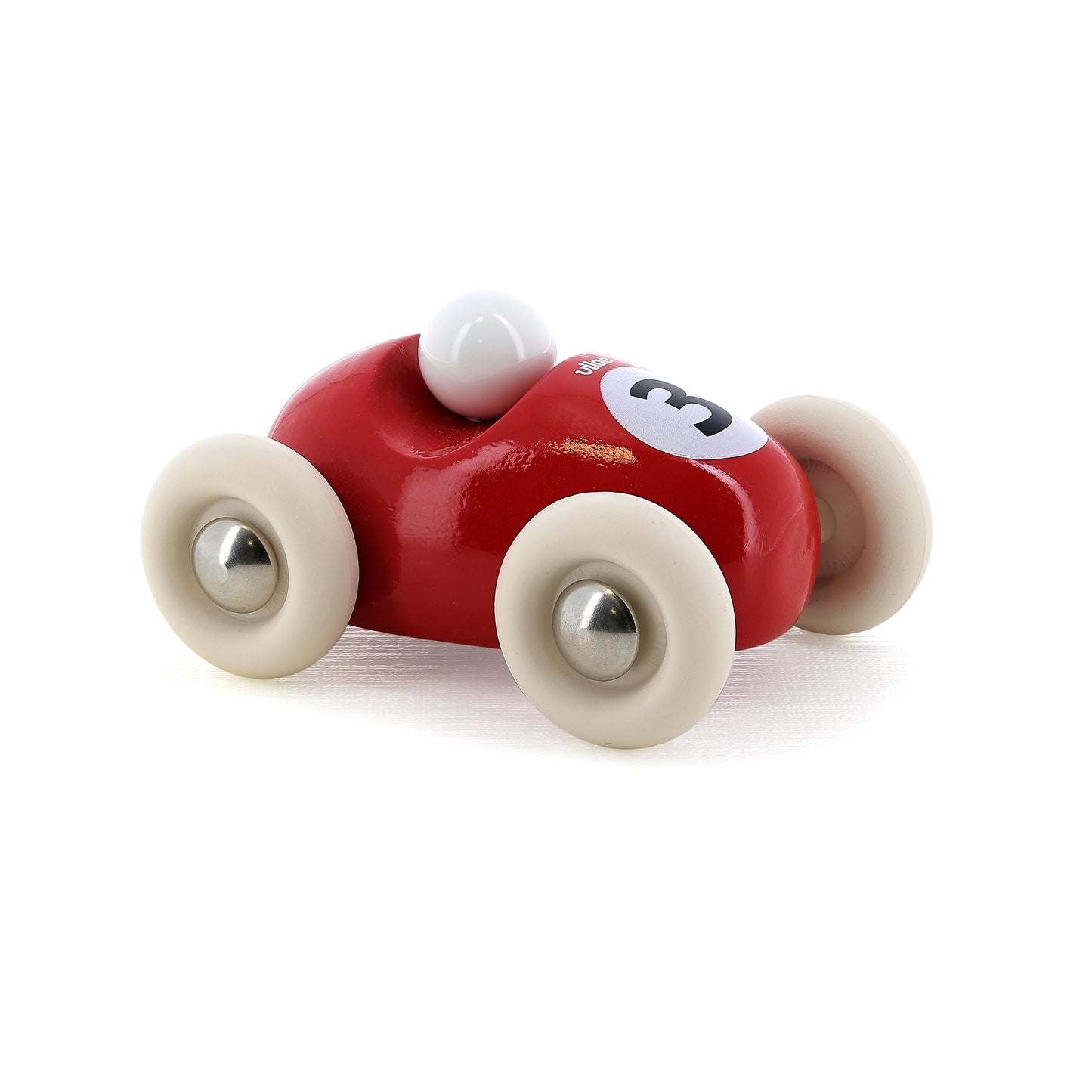 Voiture en bois, Mini roadster bois Rouge N°3