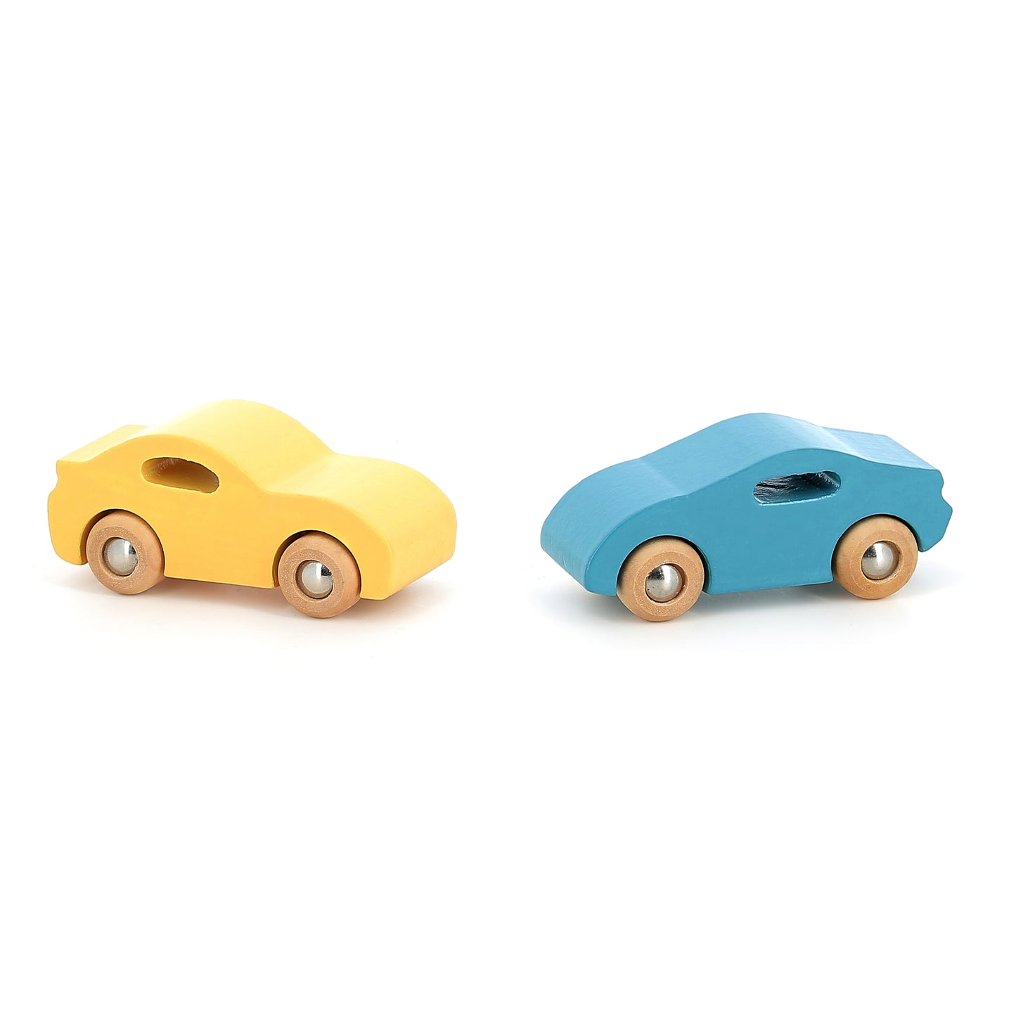 Coffret de 4 voitures Super cars en bois