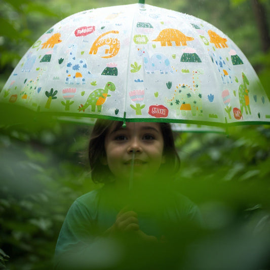 🦖 Parapluie Cloche Little L – Dinos 🌧️