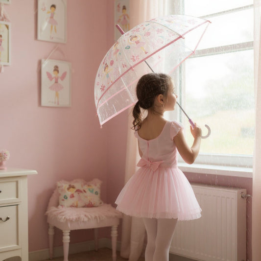 🩰 Parapluie Cloche Little L – Ballerines 🌧️