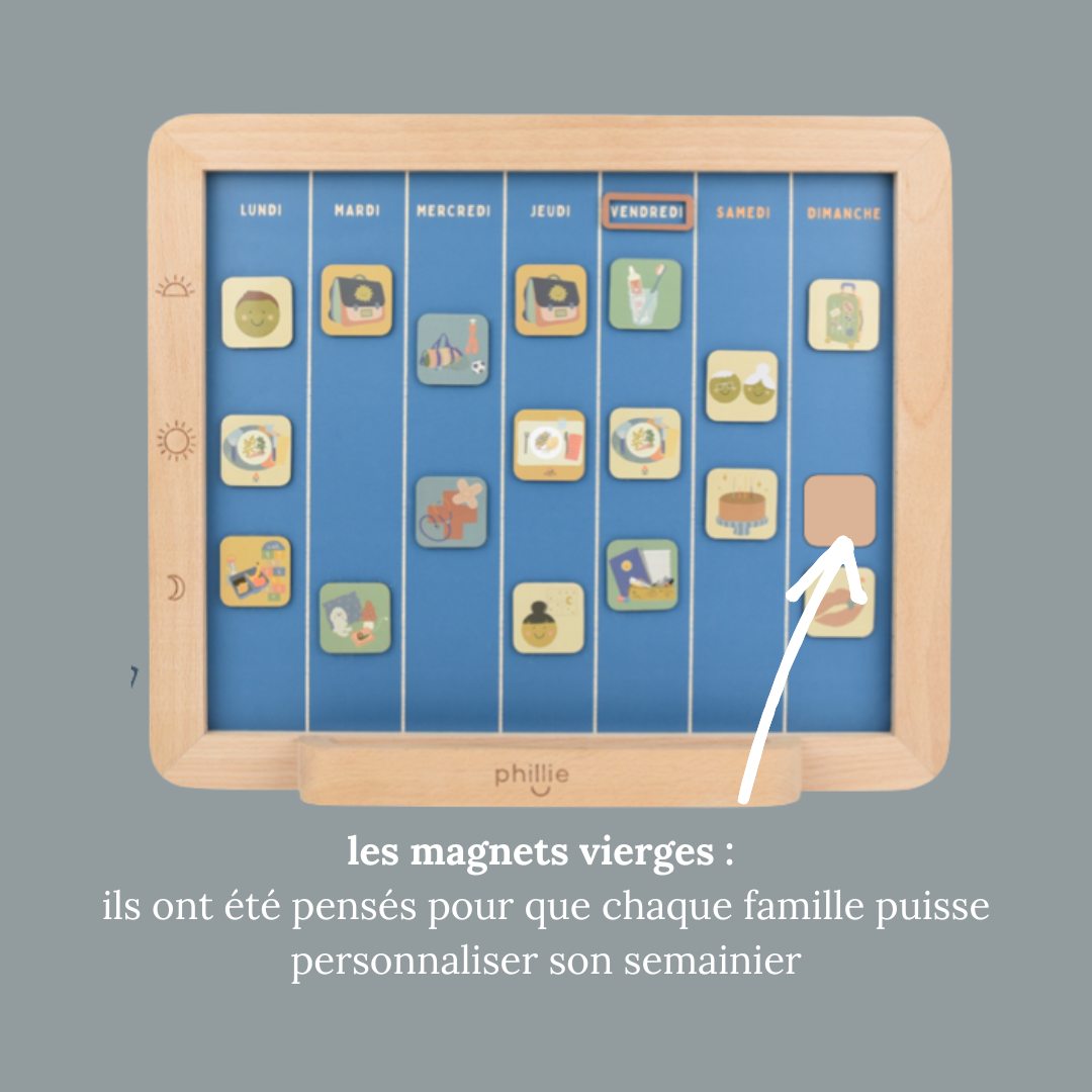 Semainier magnétique