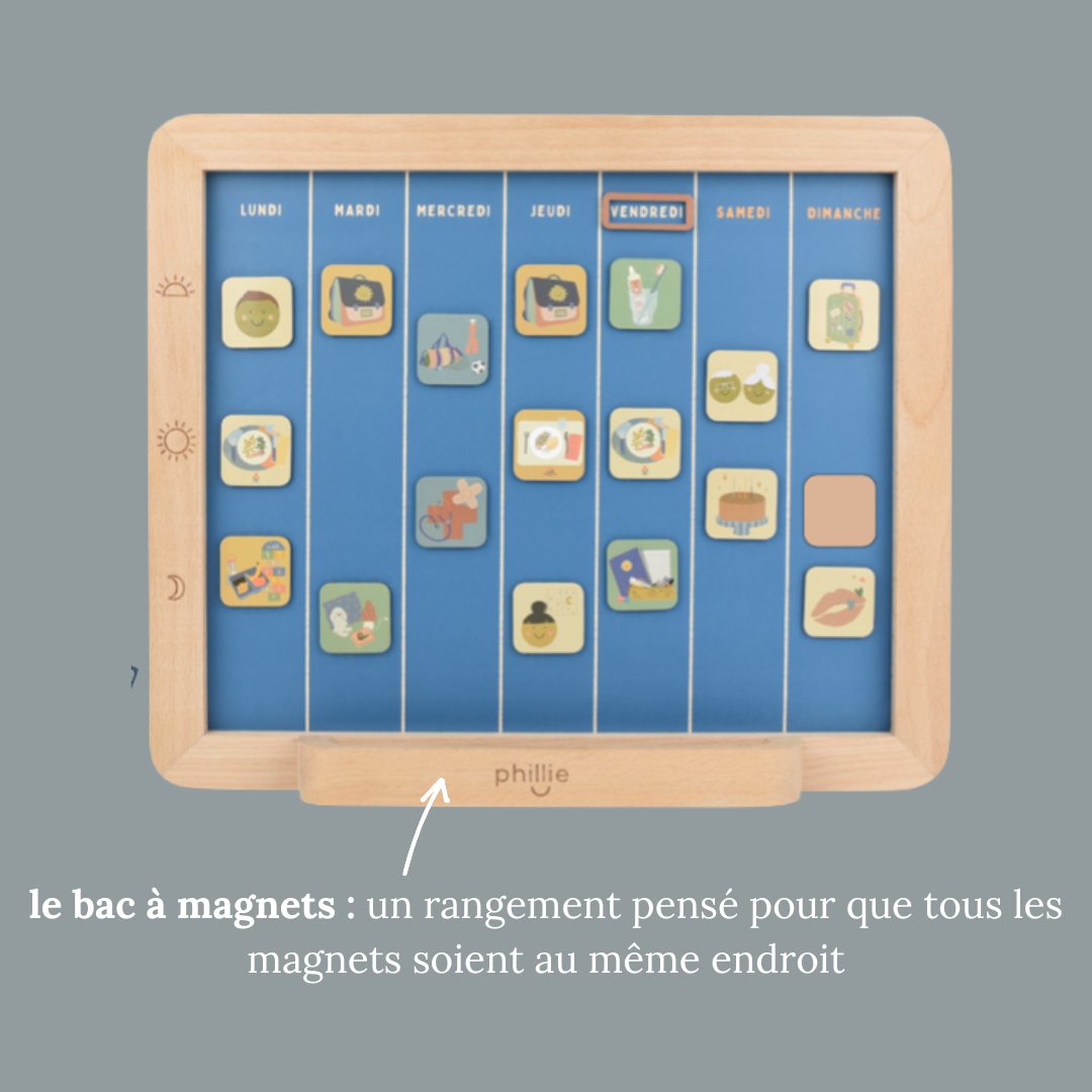 Semainier magnétique