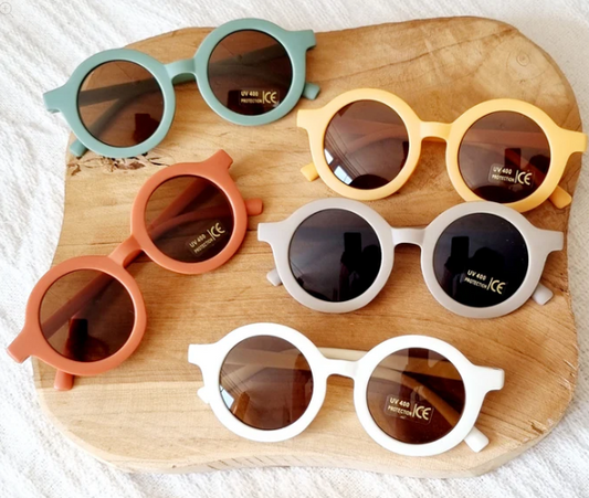 Lunettes de soleil rondes sauge