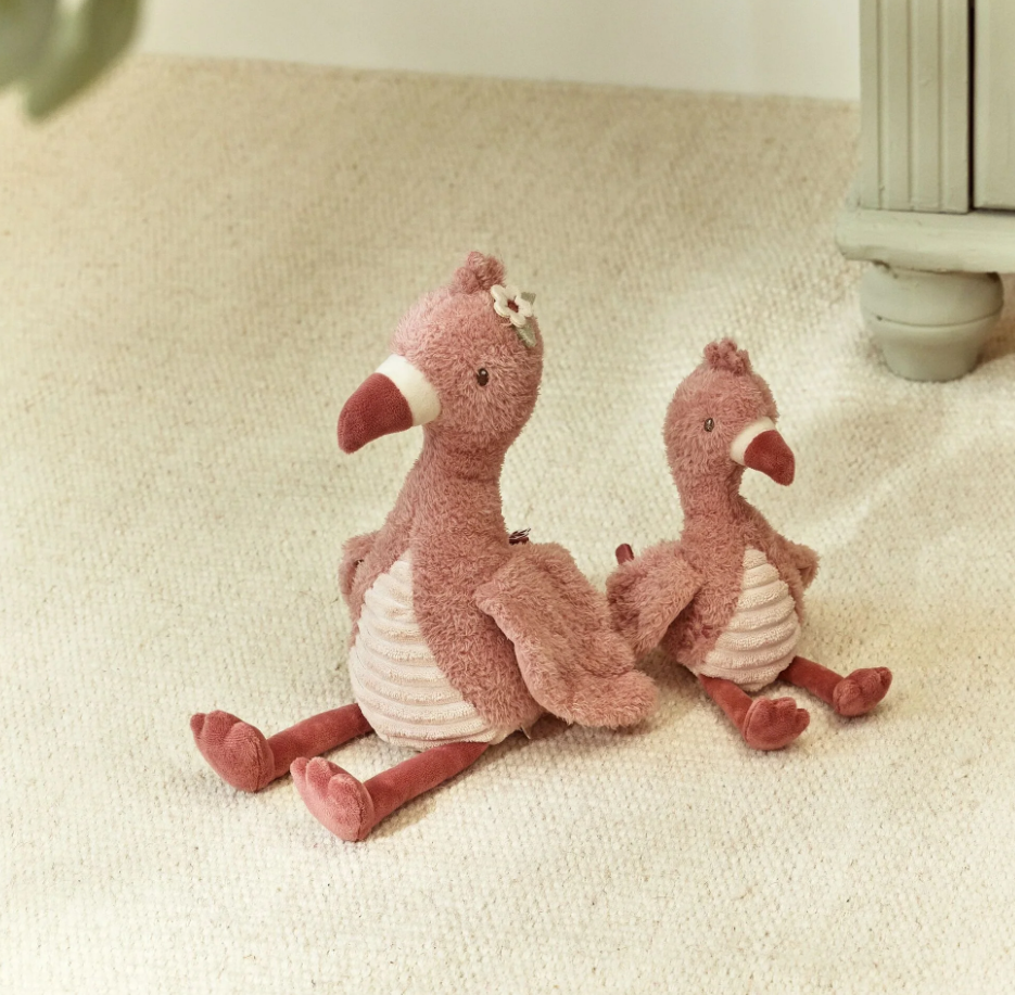 Peluche Flamant rose - Rose - 35 cm