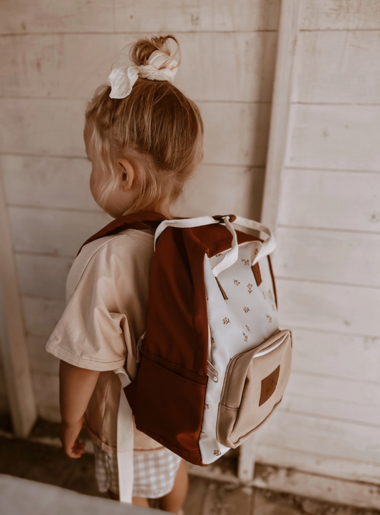 Sac à dos - cartable "Bougeons de fleurs"