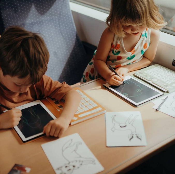 🎓 KIDYDRAW-MINI – Recharges dessin Dinosaures & Galaxie