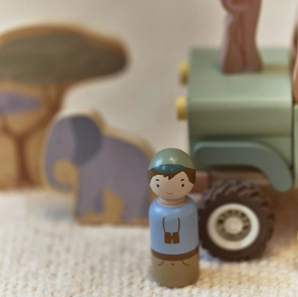 Voiture Safari Friends en bois