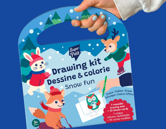 Kit de dessin silicone - Mallette créative l'hiver
