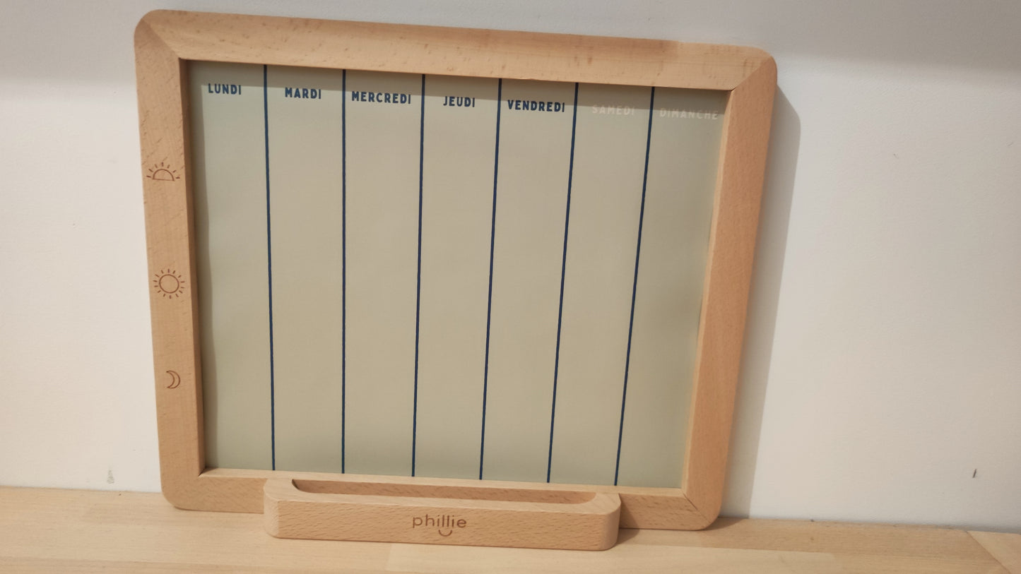 Semainier magnétique