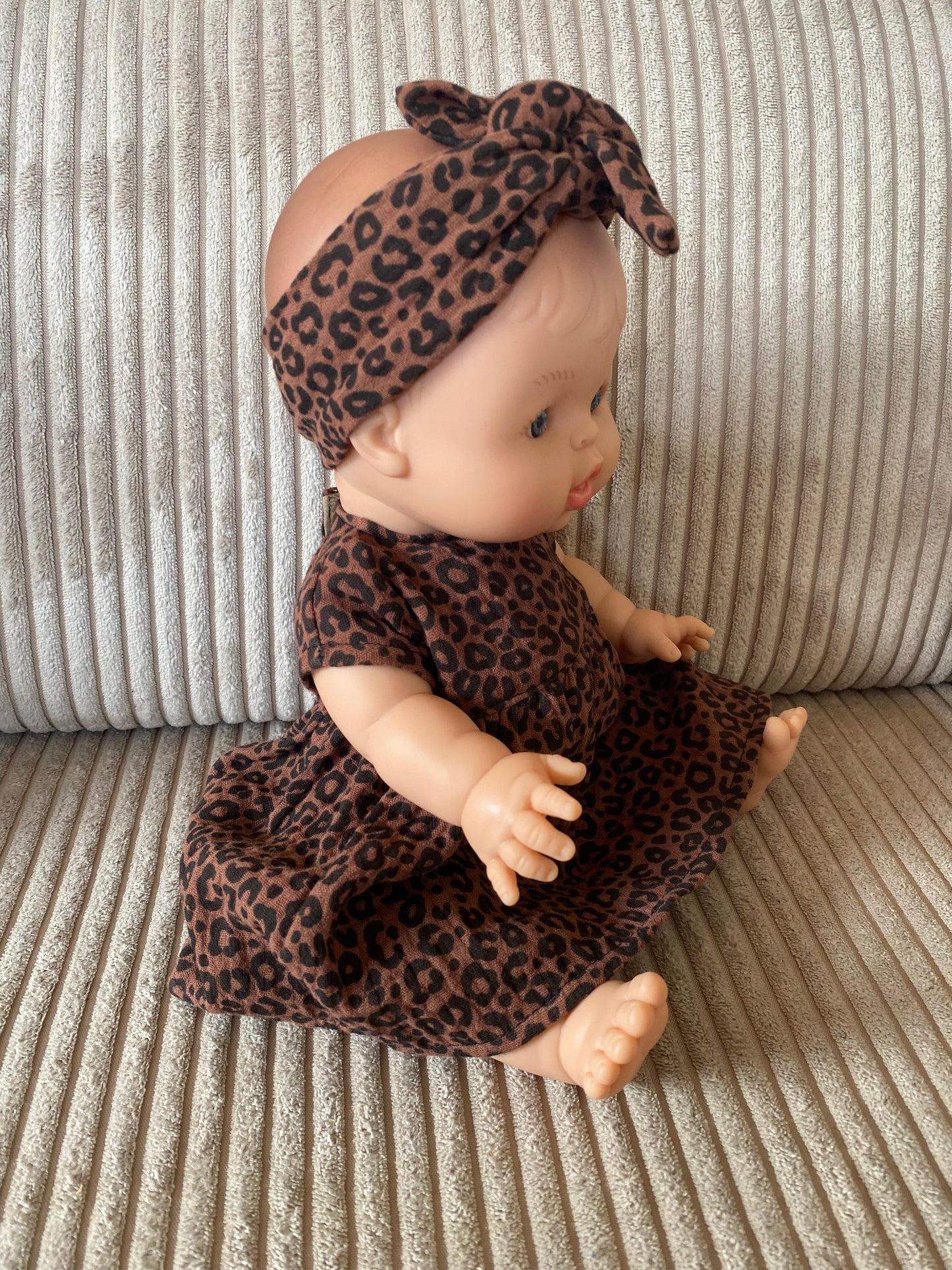 Poupée Jade - Robe Léopard