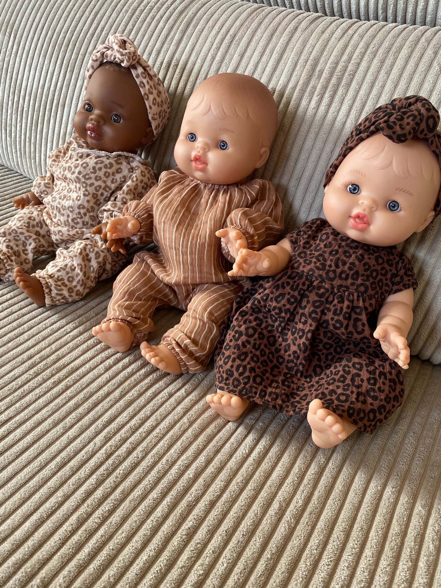 Poupée Louis - Tenue rayures