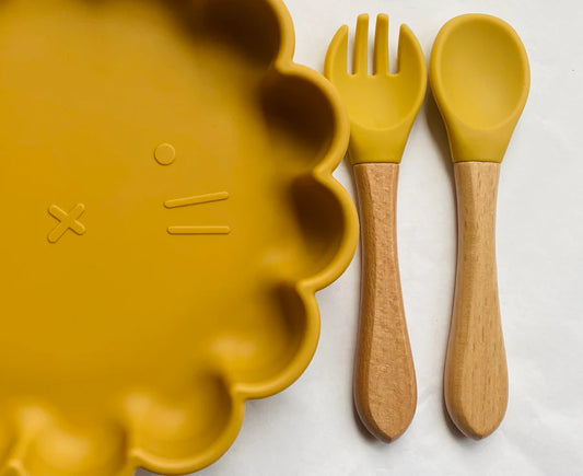 Set repas lion jaune