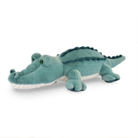 Crocodile peluche allongé vert - 60 cm