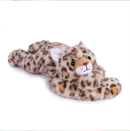 Peluche lestée Chat léopard - 50 cm - PODCOLL