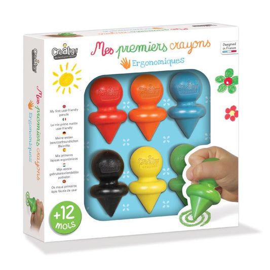 Mes premiers crayons de cire x 6
