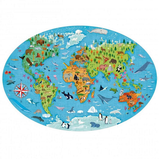 Puzzle - Voyage, découvre, explore. Les espèces menacées