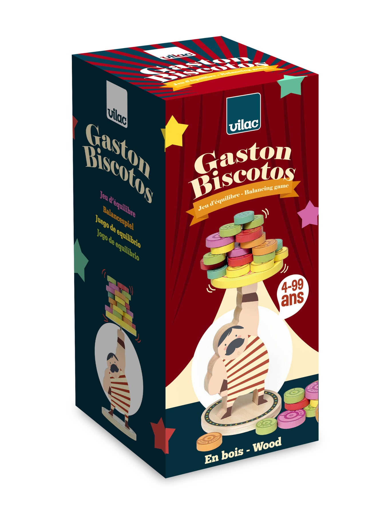 Gaston biscotos - jeu d'équilibre