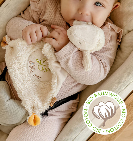 Doudou Mouton en coton Bio