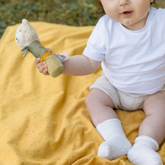 Hochet ours en coton Bio
