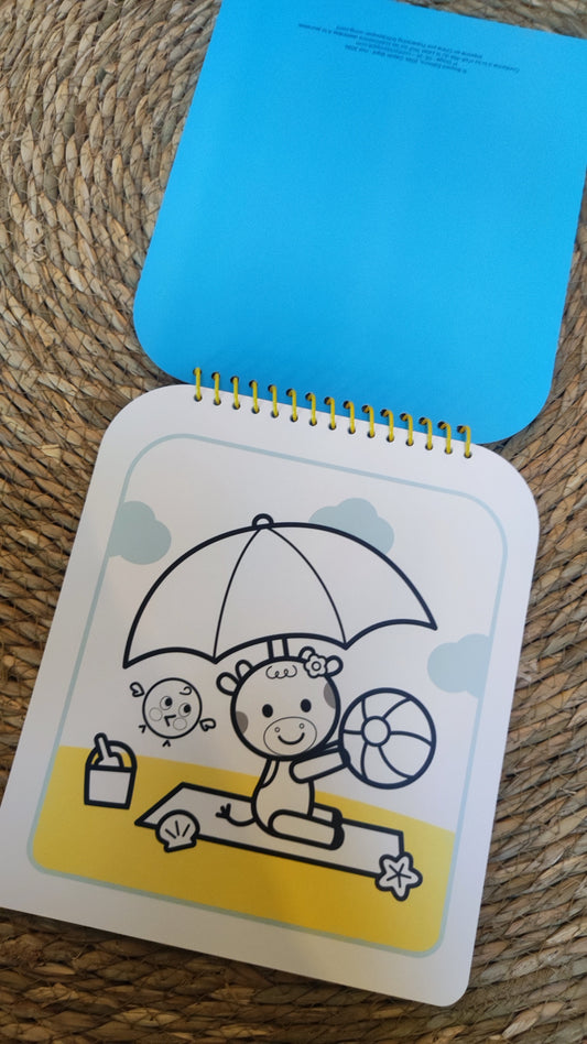 Carnet de coloriages effaçables " La Mer "