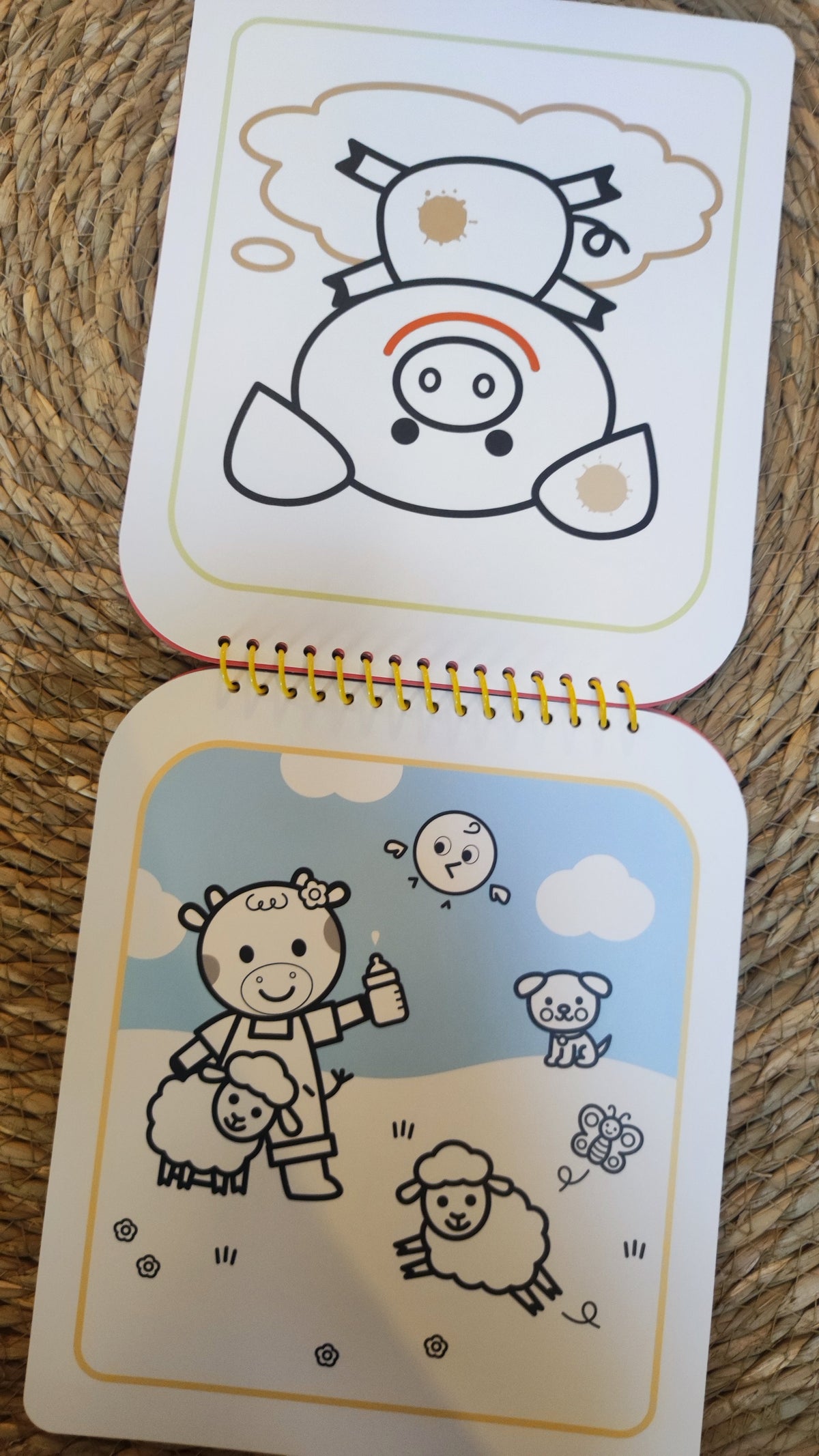 Carnet de coloriages effaçables " Les animaux "