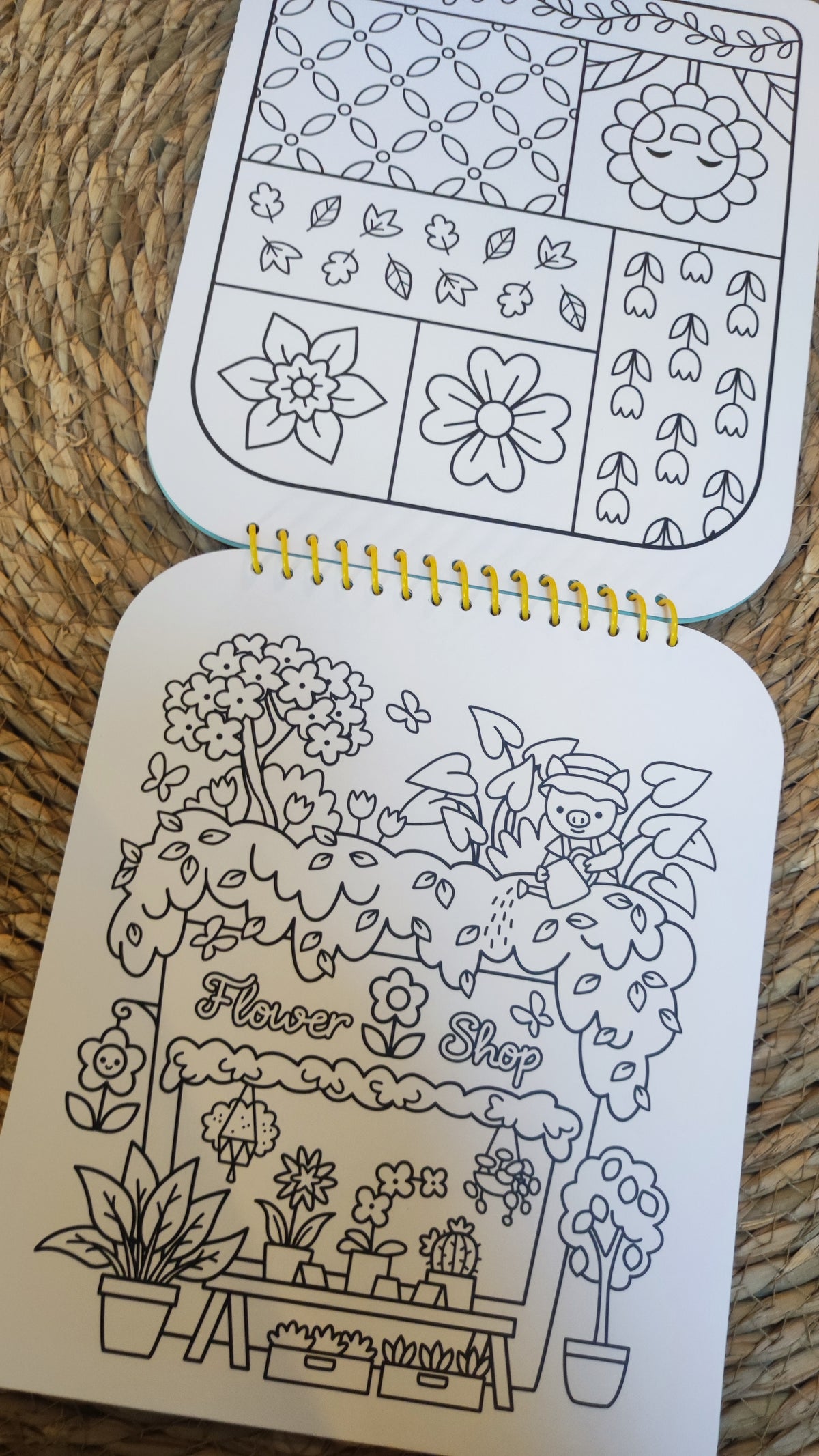 Carnet de coloriages effaçables " Mon petit monde"