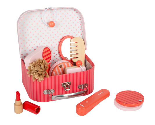 Trousse maquillage et coiffure rétro