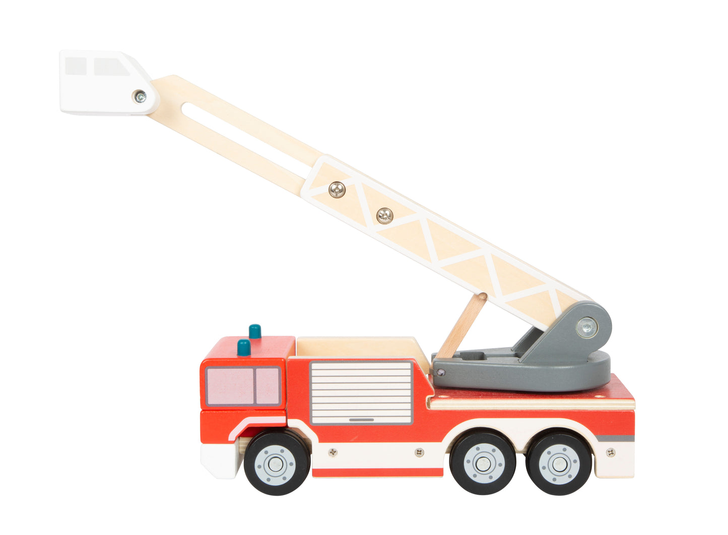 Camion de pompiers avec échelle pivotante