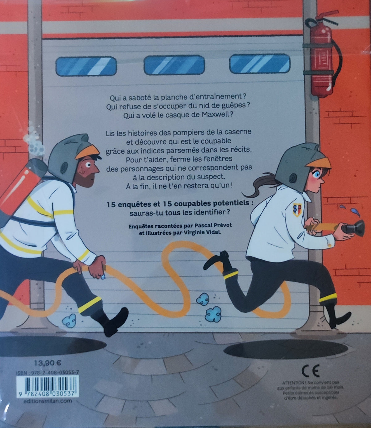 Livre à enquêtes : Qui est le coupable chez les pompiers ? "