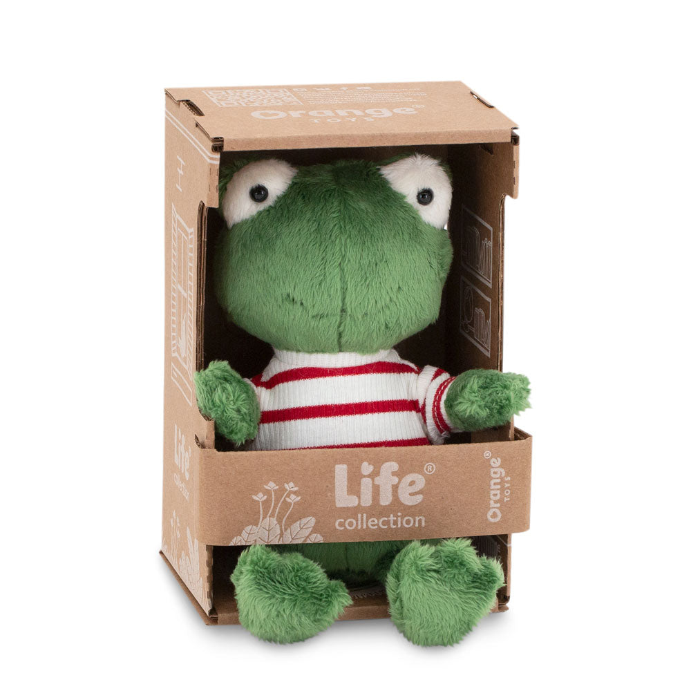 🐸 Peluche Ozzy la Grenouille – 25 cm