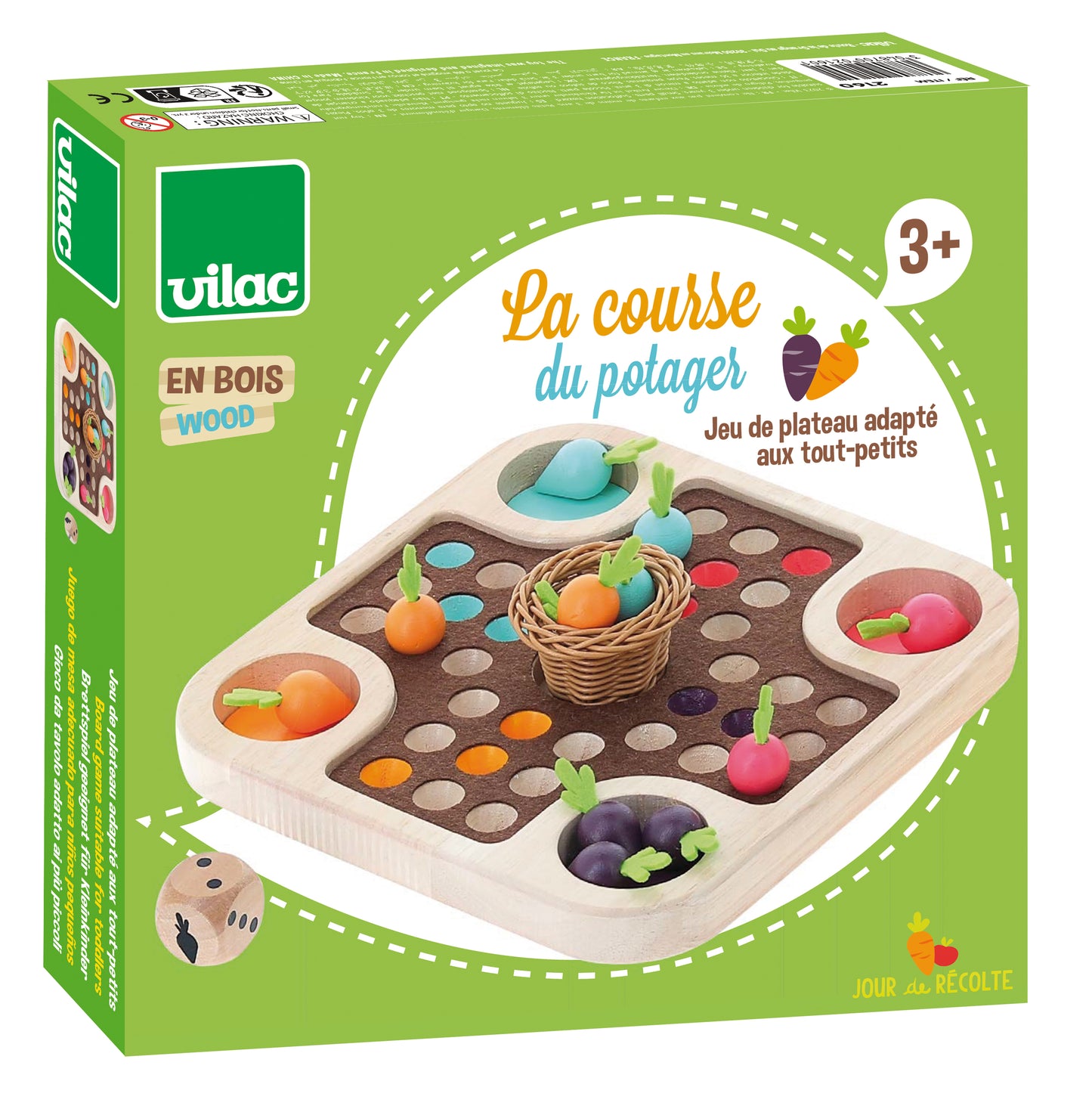 La course du potager, jeu des petits chevaux