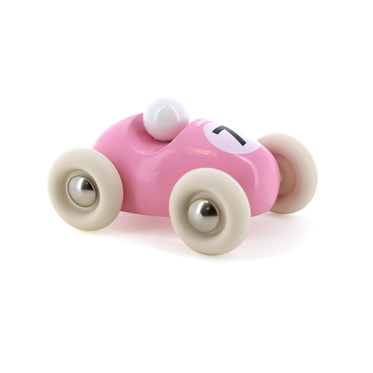 Voiture en bois, Mini roadster bois Rose N°7