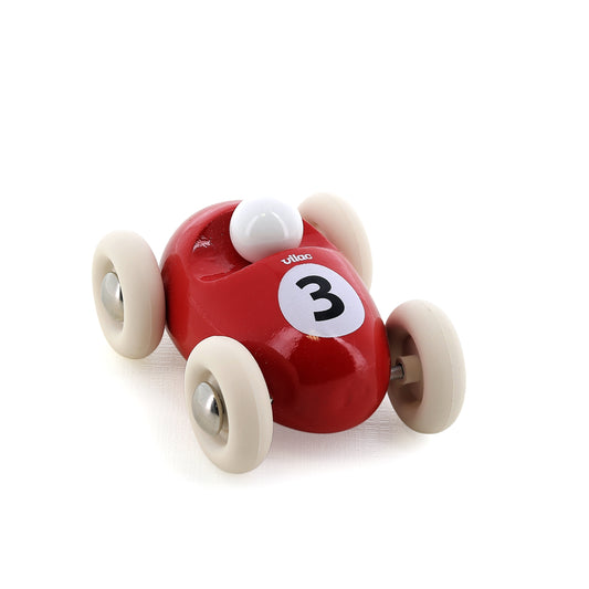 Voiture en bois, Mini roadster bois Rouge N°3
