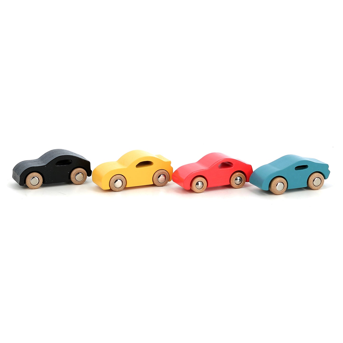 Coffret de 4 voitures Super cars en bois