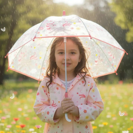🦄 Parapluie Enfant Little L – Licorne 🌧️