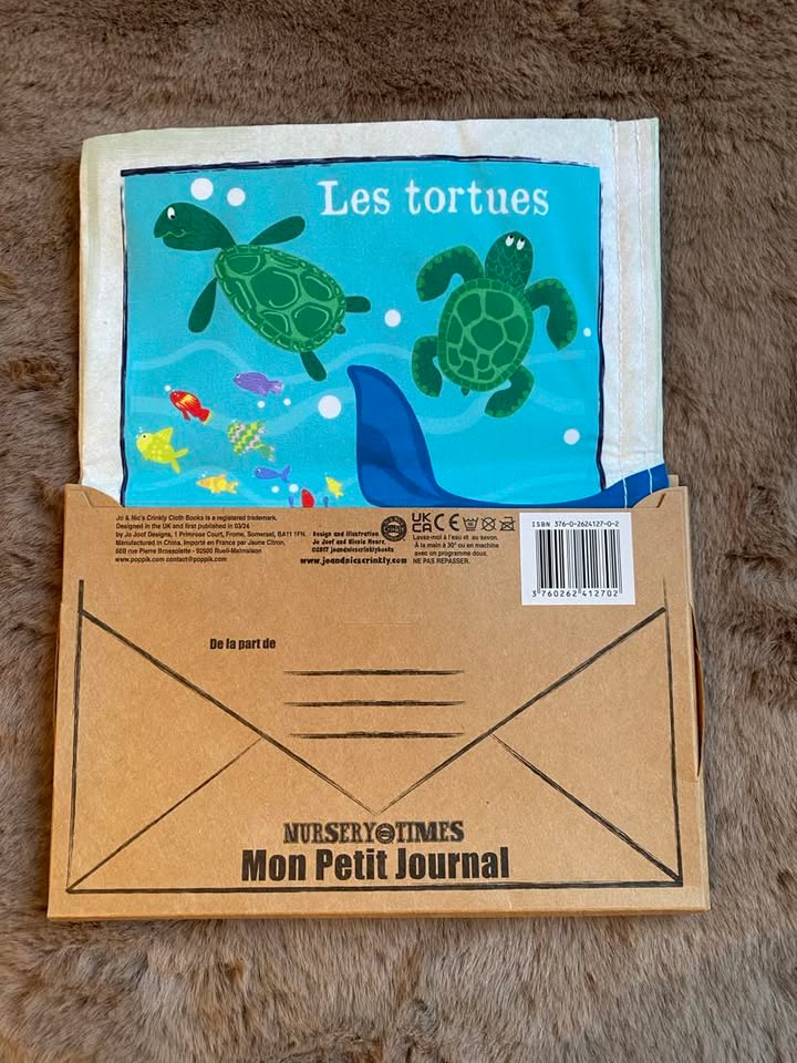 Mon petit journal en tissu "Sous la mer"
