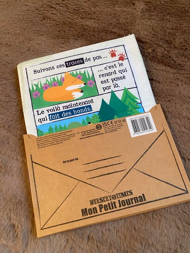 Mon petit journal en tissu "Qui se cache dans la forêt ?"