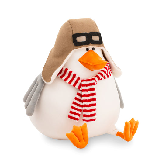 🪿 Peluche l'oie pilote d'avion – 50 cm