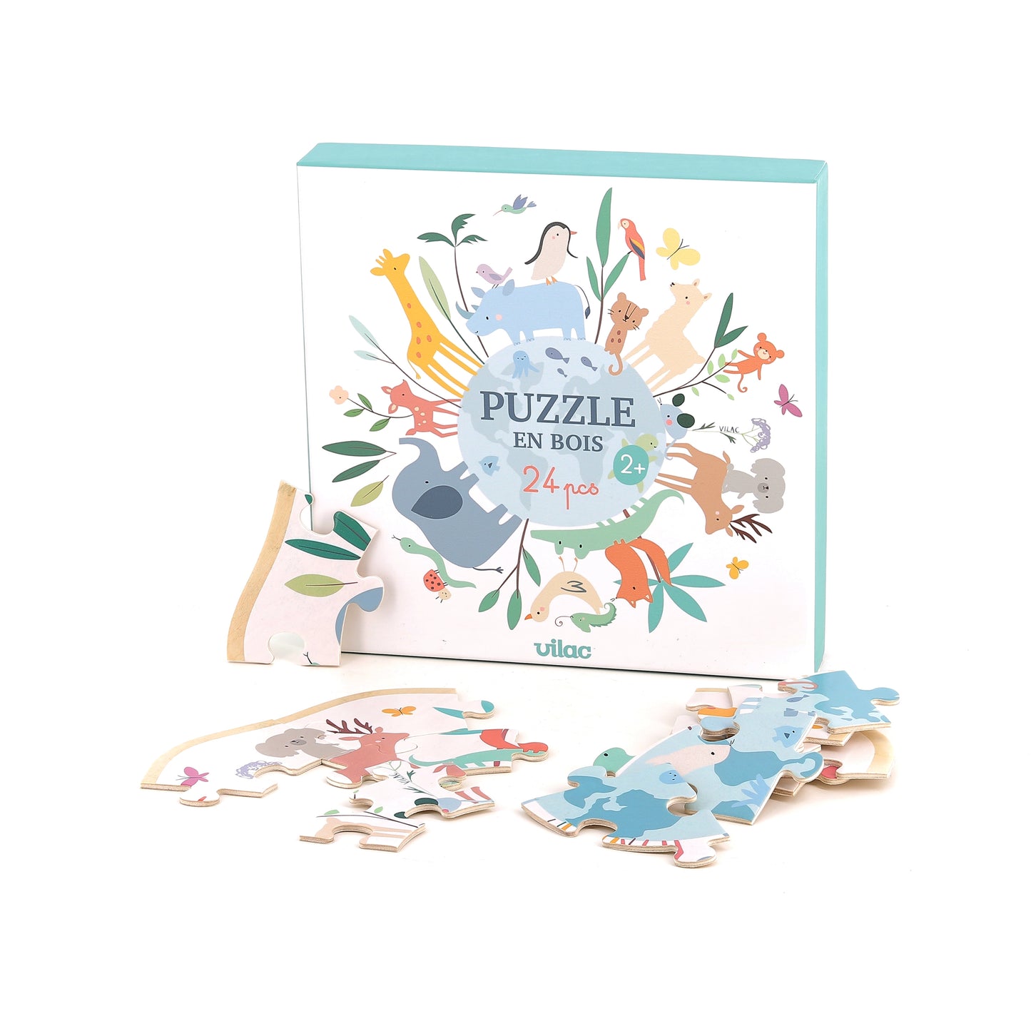 Puzzle en bois - Autour du monde
