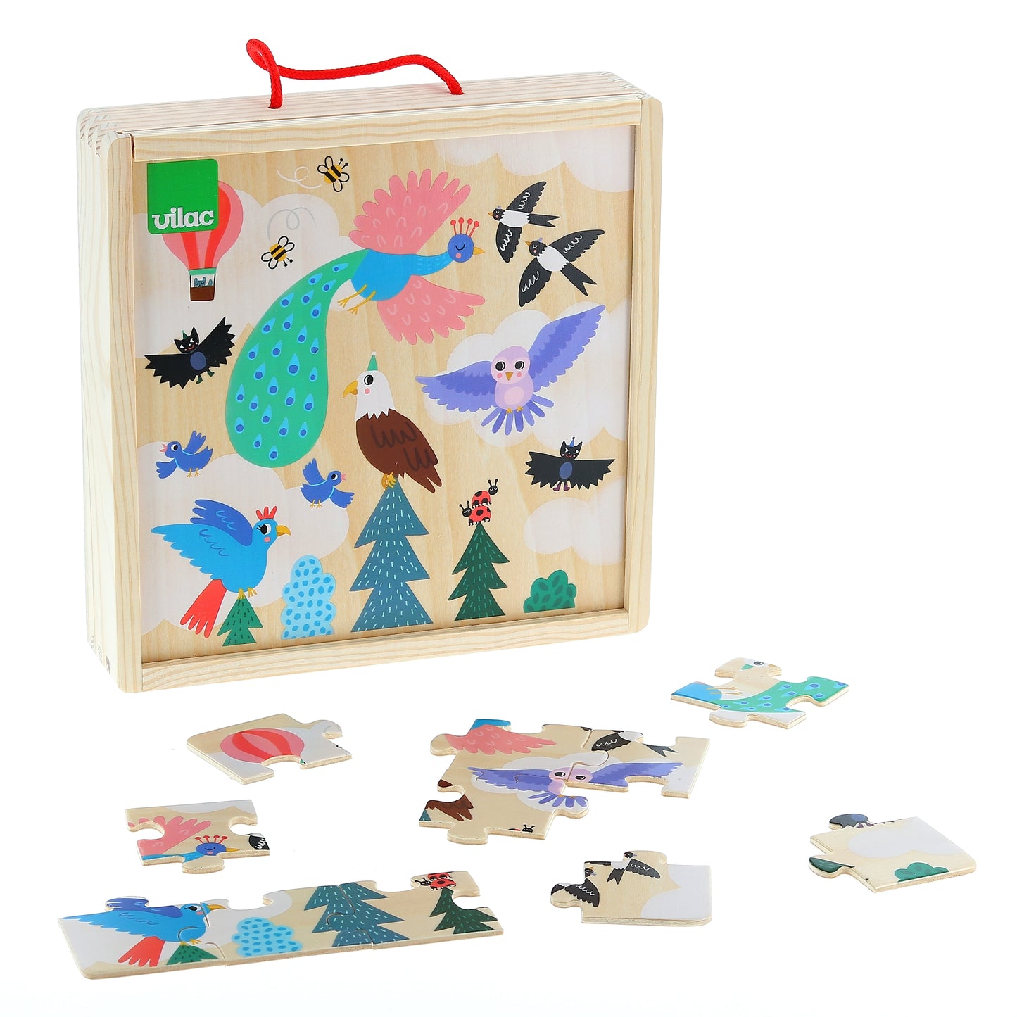 Coffret de 3 puzzles Terre - Mer - Ciel