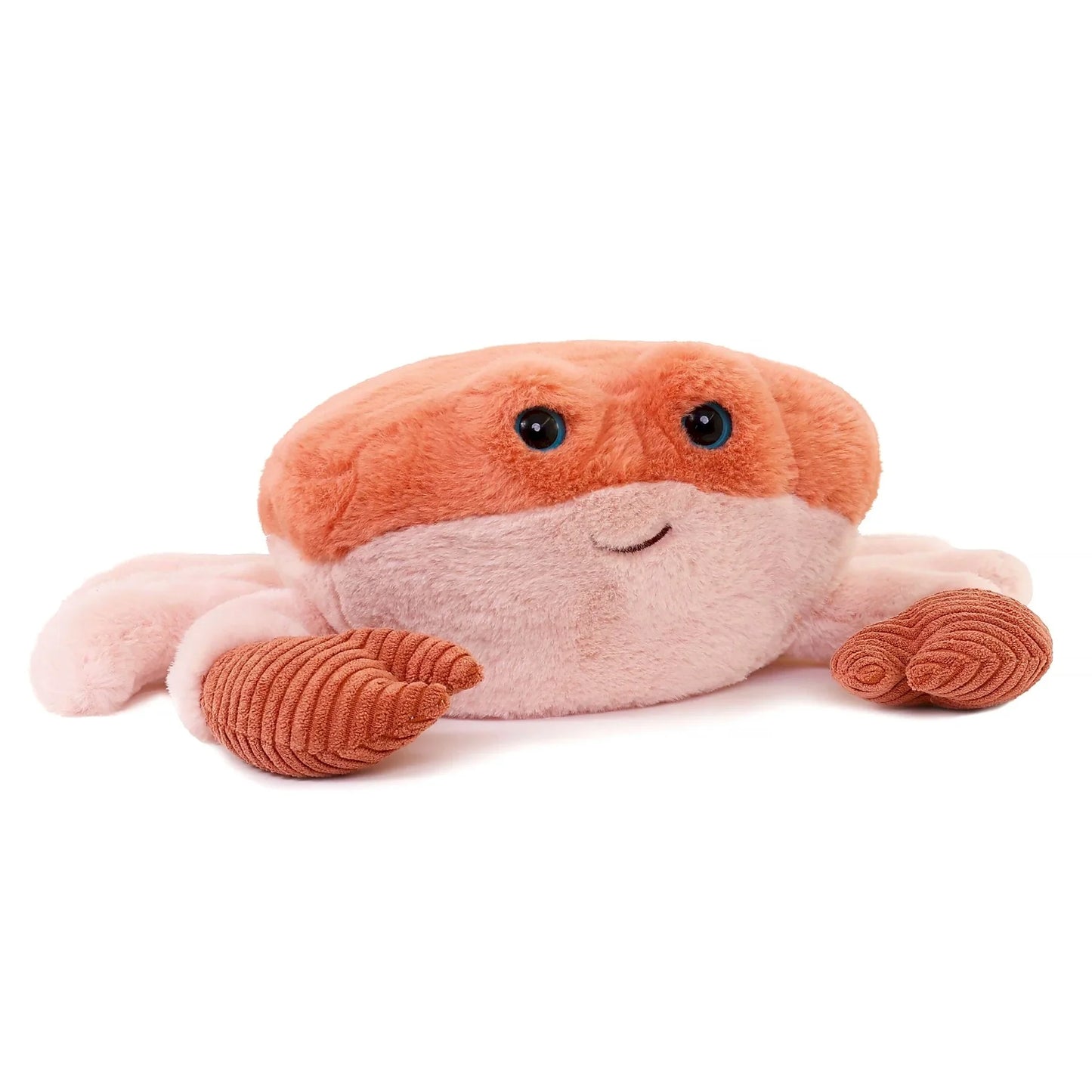 Peluche ultra douce Crabe - Corail