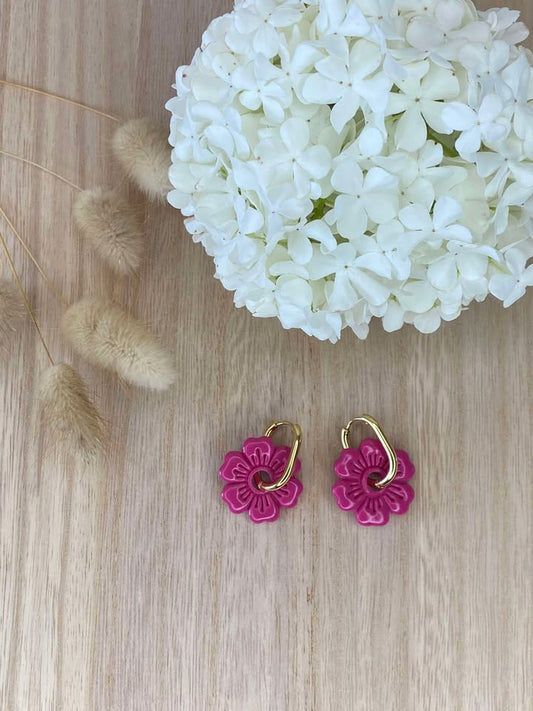 Boucles d’oreilles Flora - Femme