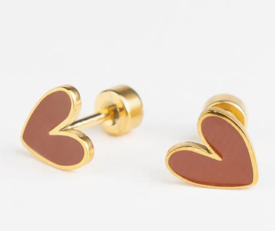 Boucles d'oreille enfant à vis