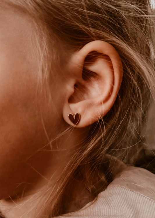 Boucles d'oreille enfant à vis