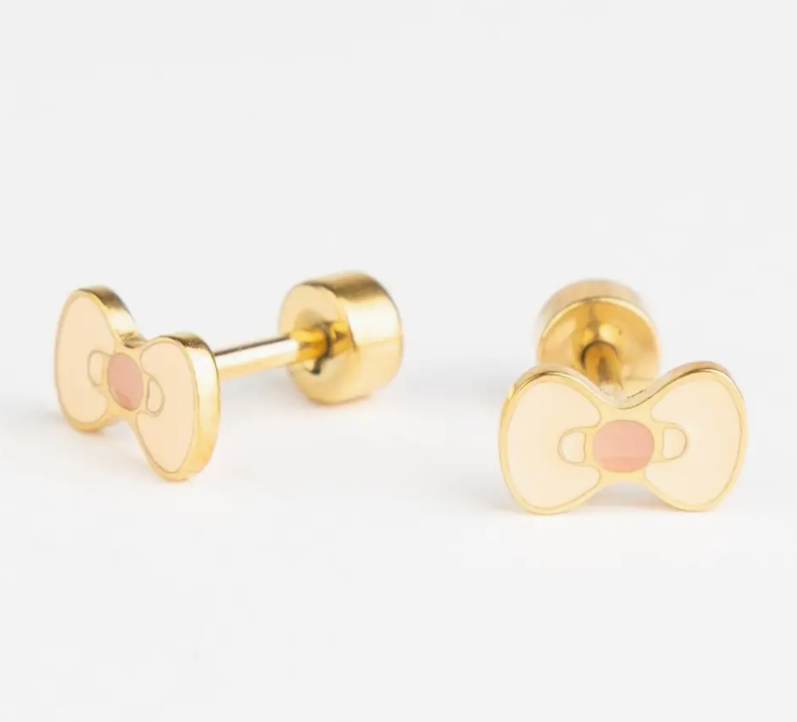 Boucles d'oreille enfant à vis